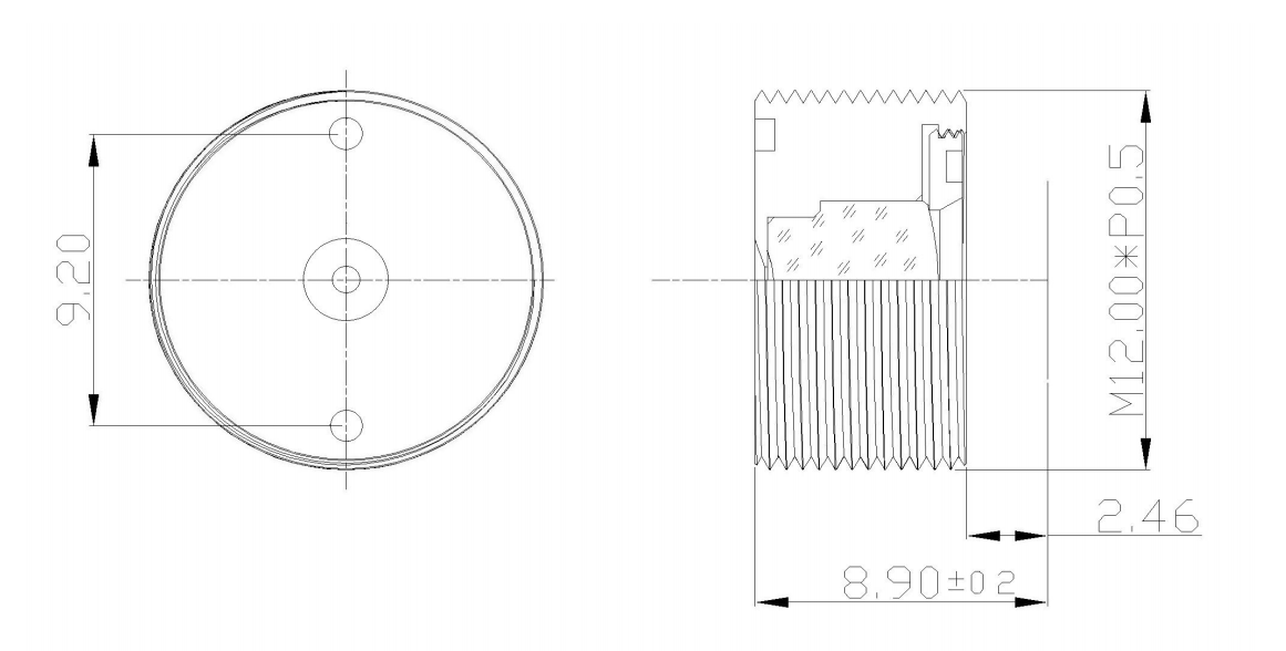 2.9mm Tapered Cone Lens